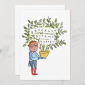 Invitation Jardin botanique de Brooklyn (Devant / Derrière)