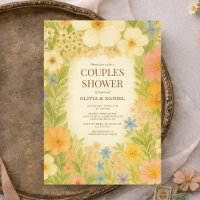 Jardin Botanique Fête de Bébé pour Couples Floral