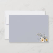 Invitation Jardin botanique fleur sauvage fleuri Bridesmaid (Dos)