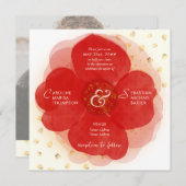 Invitation Jardin botanique sauvage de Whimsical Mariage phot (Devant / Derrière)