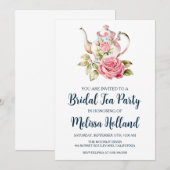 Invitation jardin botanique thé fête nuptiale douche (Devant / Derrière)