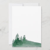 Invitation Jardin Camping Anniversaire Fête (Dos)