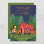 Invitation Jardin Campout (Devant / Derrière)