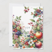 Invitation jardin coloré été (Dos)