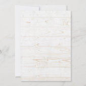 Invitation Jardin Coquette rose Baby shower bébé (Dos)