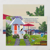 Invitation Jardin Cosy (Devant / Derrière)