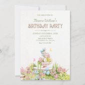 Invitation Jardin d'anniversaire (Devant)