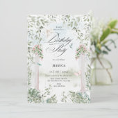Invitation Jardin d'aquarelle (Debout devant)