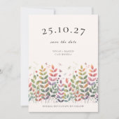 Invitation Jardin D'Automne Avec Des libellules Économisez La (Devant)