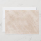 Invitation Jardin d'automne Baby shower d'aquarelle (Dos)