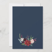 Invitation Jardin d'automne | Bat mitzvah Bourgogne (Dos)