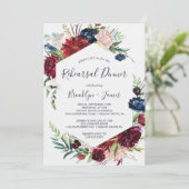 Invitation Jardin d'automne | Dîner de répétition en Bourgogn (Debout devant)