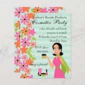 Invitation Jardin de beauté (Devant / Derrière)