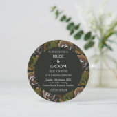 Invitation Jardin de cactus feuilles vertes mariage botanique (Debout devant)