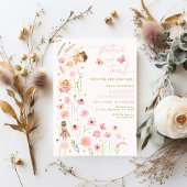 Invitation Jardin de fées magique Floral Anniversaire