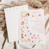 Invitation Jardin de fées magique Floral Anniversaire