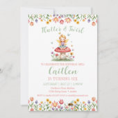 Invitation Jardin de fées magiques Fleurs de champignons d'an (Devant)