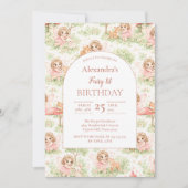 Invitation Jardin de Fées Premier Anniversaire (Devant)