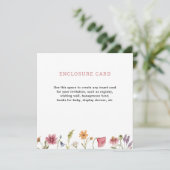 Invitation Jardin de fleur sauvage à l'aquarelle numérique ca (Debout devant)