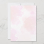 Invitation Jardin de fleurs d'oie soie Baby shower de champig (Dos)