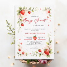 Jardin de fraises doux comme des baies pour Baby S