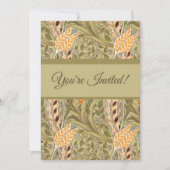 Invitation Jardin de jonquilles de William Morris Fleur Class (Devant)