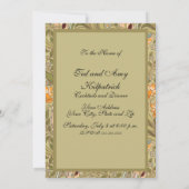 Invitation Jardin de jonquilles de William Morris Fleur Class (Dos)