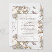 Invitation Jardin de la colombe blanche | Sage Green (Devant)