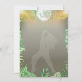 Invitation Jardin de la discothèque d'été pour la retraite de (Dos)