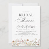 Invitation Jardin de la Fête des mariées Fleur sauvage Boho (Devant)