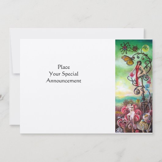 Invitation JARDIN DE L'or MELISSA (Dos)