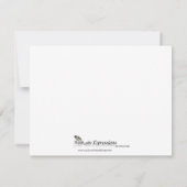 Invitation Jardin de paon dans l'invitation bleue de Fête de (Dos)