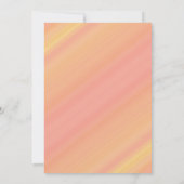 Invitation Jardin de printemps rose Jaune Floral 60e annivers (Dos)