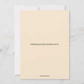 Invitation Jardin de roses modifiables (Dos)