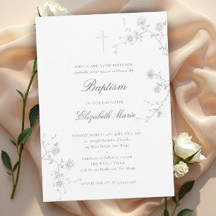 Invitation Jardin de roses sauvages Classique Moderne Formel