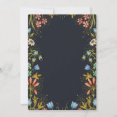 Invitation jardin de thé à l'anglaise, jolis pastels doux (Dos)