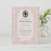 Invitation jardin de thé à l'anglaise, jolis pastels doux (Debout devant)