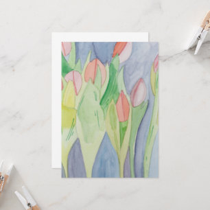 Invitation Jardin de tulipes