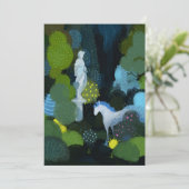 Invitation Jardin de Unicorn (Debout devant)