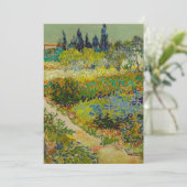 Invitation Jardin de Vincent Van Gogh à Arles (Debout devant)