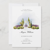 Invitation Jardin décoration douche nuptiale (Devant)