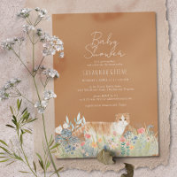 Jardin des chats | Orange brûlé | Baby shower neut
