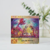 INVITATION JARDIN DES OMBRES PERDUES - DRAGON ROUGE VOL (Debout devant)