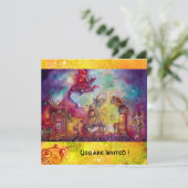 INVITATION JARDIN DES OMBRES PERDUES - DRAGON ROUGE VOL (Debout devant)