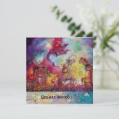 INVITATION JARDIN DES OMBRES PERDUES - DRAGON ROUGE VOL (Debout devant)