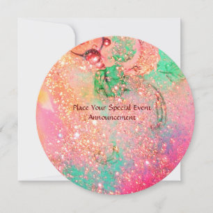 INVITATION JARDIN DES OMBRES PERDUES / MONOGRAMME PAPILLON