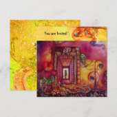 INVITATION JARDIN DES OMBRES PERDUES - NAKES ET IGUANAS (Devant / Derrière)