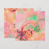 INVITATION JARDIN DES OMBRES PERDUES, PLANTE MAGIQUE DE BOUTE (Devant / Derrière)