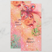 INVITATION JARDIN DES OMBRES PERDUES,PLANTE PAPILLON MAGIQUE (Devant / Derrière)