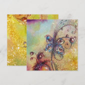 INVITATION JARDIN DES OMBRES PERDUES -PLANTE PAPILLON MAGIQUE (Devant / Derrière)